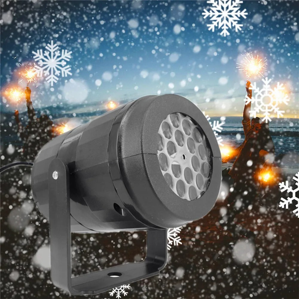 LED Snowflake Projector Lights With 6PCS Multi Cards